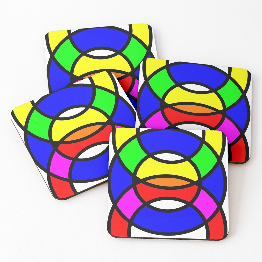 Item preview, Coasters (Set of 4) designed and sold by acceptablekiwi.