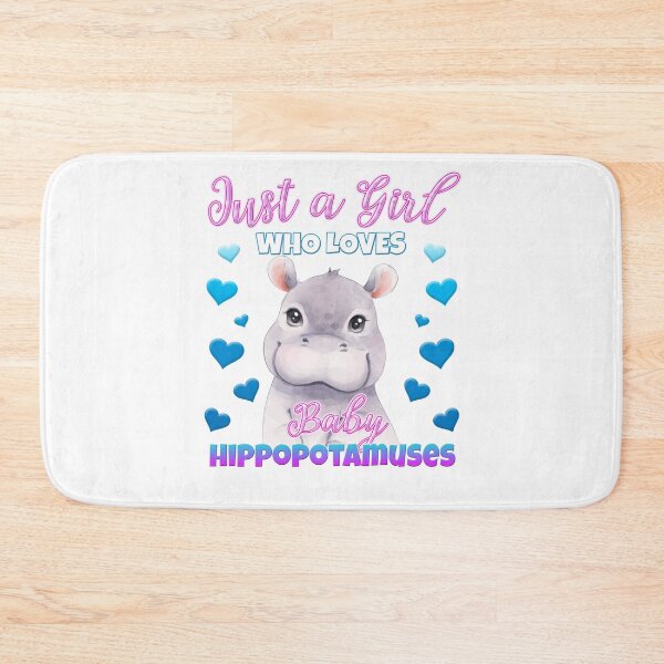 Item preview, Just a Girl Who Loves Hippopotamuses T-Shirt designed and sold by ModernDesigns7.