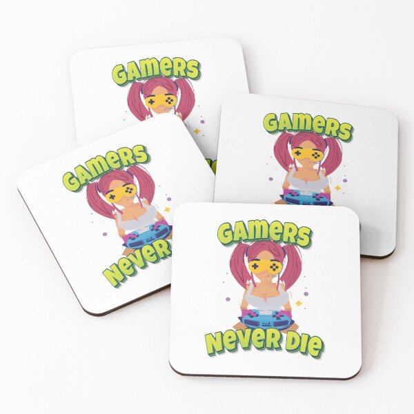 Item preview, Gamers Never Die designed and sold by WordsGamersUse.