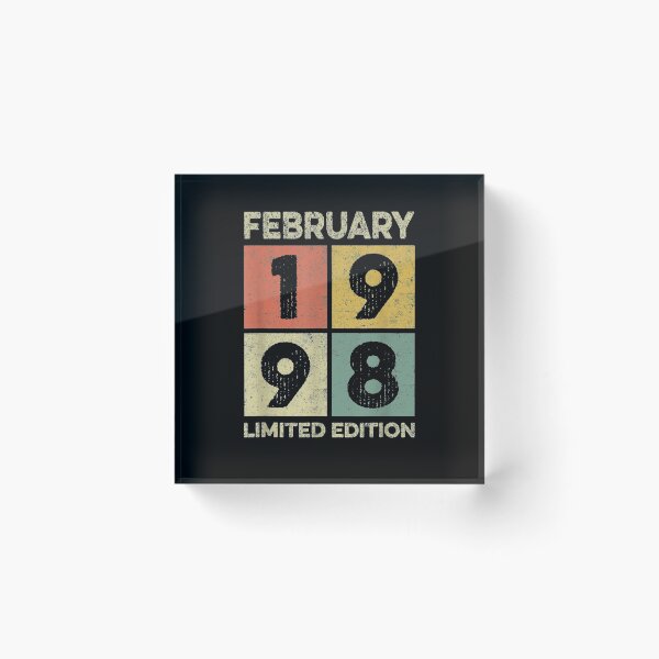 Item preview, Born In February 1998 23rd Birthday Decorations Gifts 23 Yr  designed and sold by avareid3.