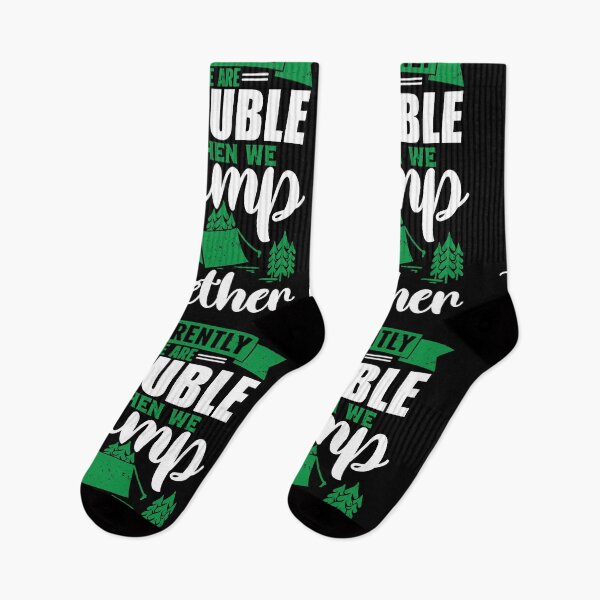 Item preview, Apparently We Are Trouble When We Camp Together | Camping Lifestyle designed and sold by GravitiTees.