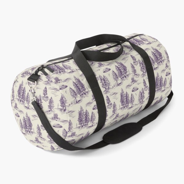 Item preview, Purple Alien Abduction Toile De Jouy Pattern designed and sold by somecallmebeth.