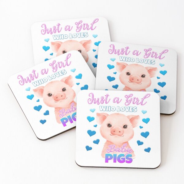 Item preview, Just a Girl Who Loves Baby Pigs T-Shirt designed and sold by ModernDesigns7.