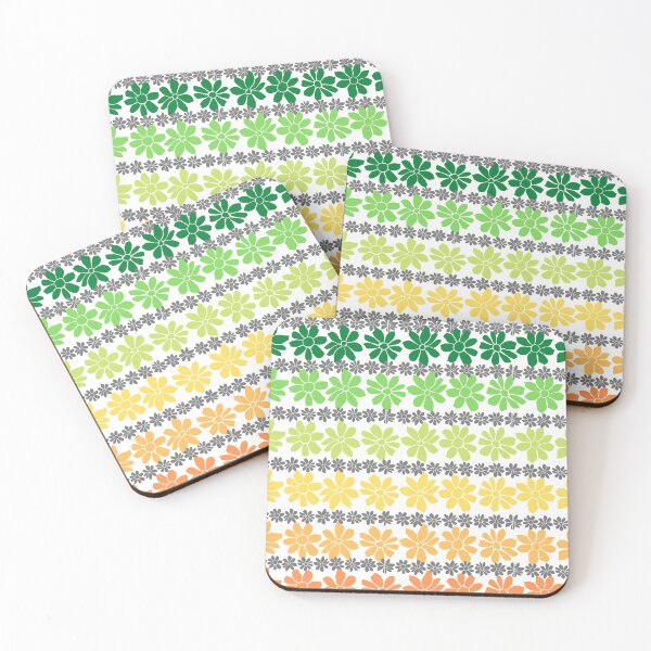 Item preview, Greens Yellows and Oranges floral Pattern designed and sold by GeoTeasters.
