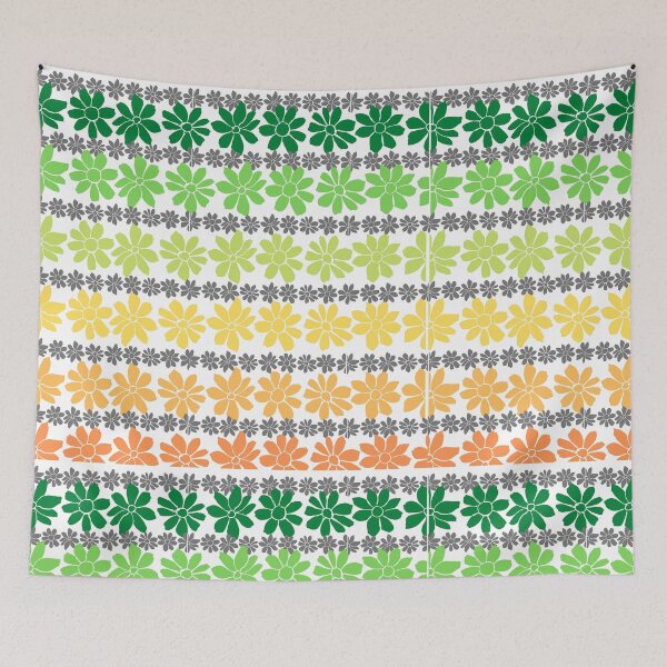 Item preview, Greens Yellows and Oranges floral Pattern designed and sold by GeoTeasters.
