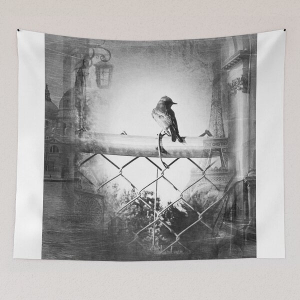 Item preview, Bird On A Fence designed and sold by pinkyjainpan.