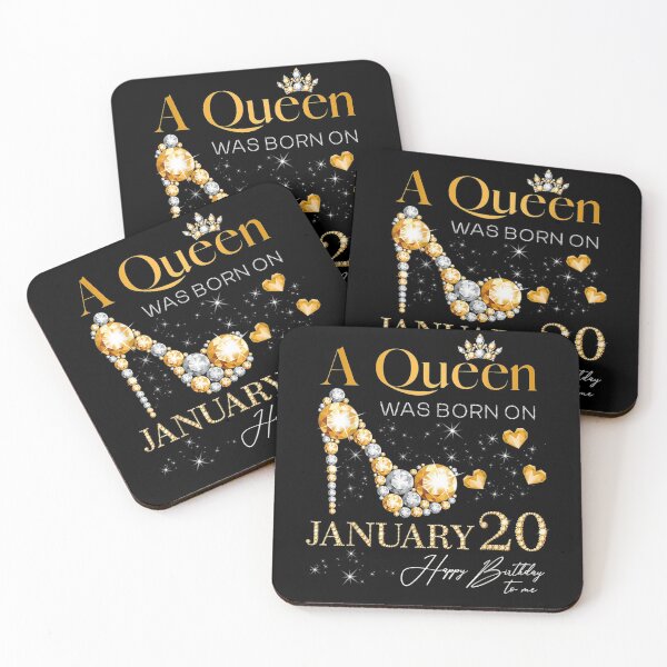 Item preview, A Queen Was Born On January 20 20th January Birthday  designed and sold by avareid3.