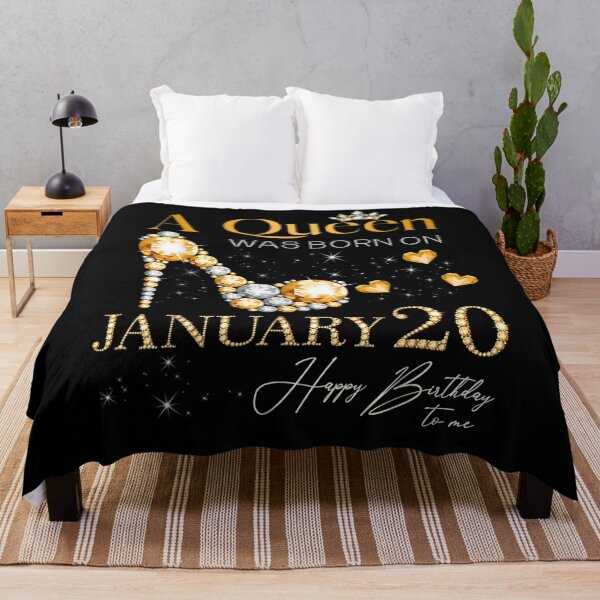 Item preview, A Queen Was Born On January 20 20th January Birthday  designed and sold by avareid3.
