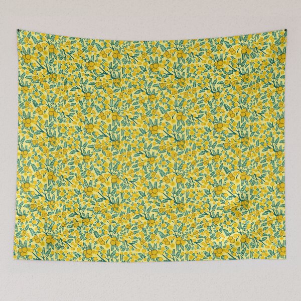 Item preview, Golden Wattle Flowers - Yellow Palette designed and sold by Sketchbook Designs.