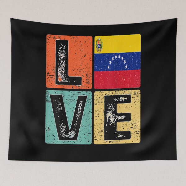 Item preview, Vintage Retro I Love Venezuela Flag For Venezuelan Pride  designed and sold by avareid3.