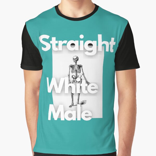 straight white male t shirt