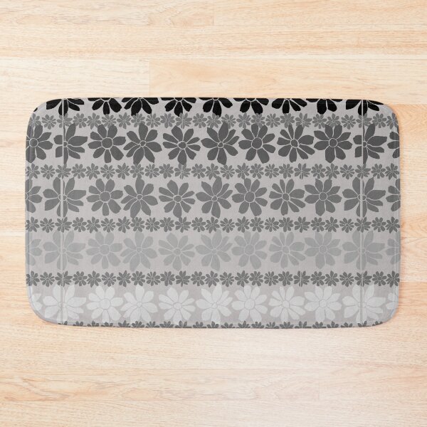 Item preview,  Shades of Gray floral Pattern designed and sold by GeoTeasters.