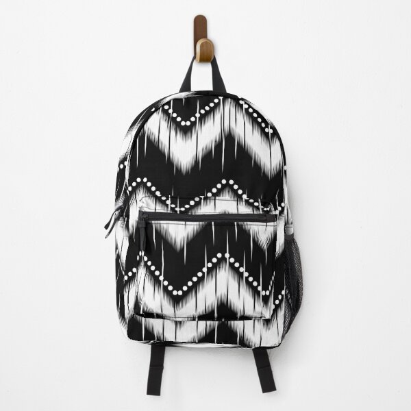 Item preview, black and white Geometric ethnic pattern seamless flower color oriental designed and sold by vknoochy.