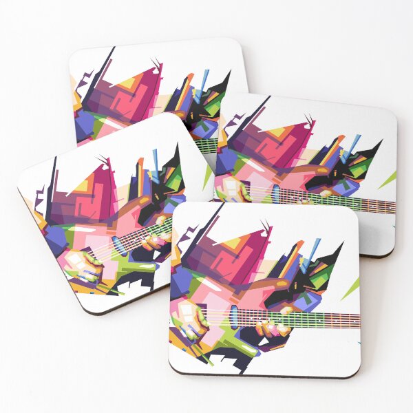 Item preview, Abstract Guitar PopArt - Artprint designed and sold by Rizky Dwi Aprianda.