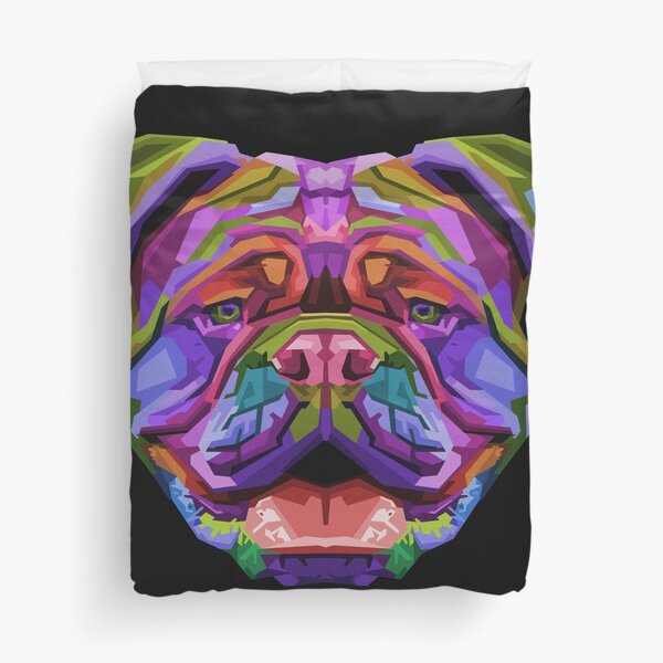 Item preview, Colorful British Bulldog Pop Art Style designed and sold by Peekonet.