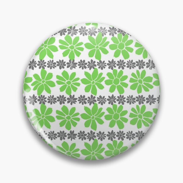 Item preview, Green and Gray floral Pattern designed and sold by GeoTeasters.