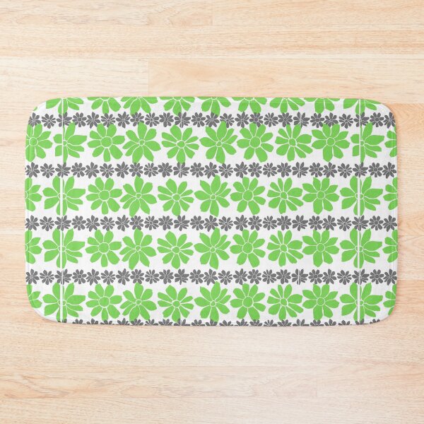 Item preview, Green and Gray floral Pattern designed and sold by GeoTeasters.