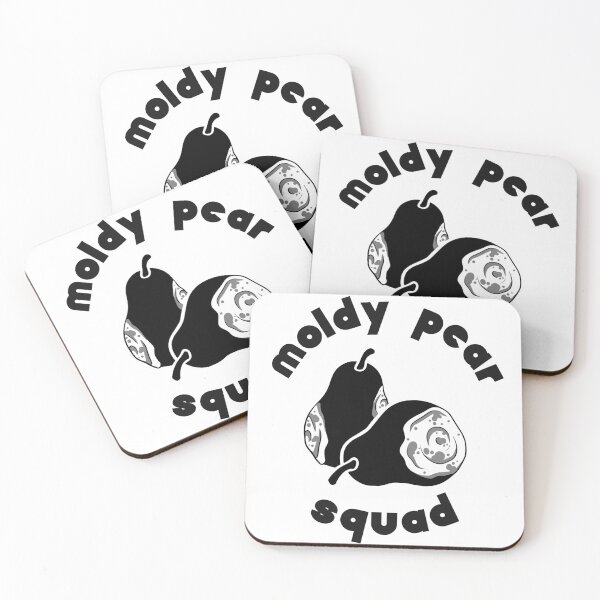 Item preview, Moldy Pear Squad (Black) designed and sold by peltigaan.