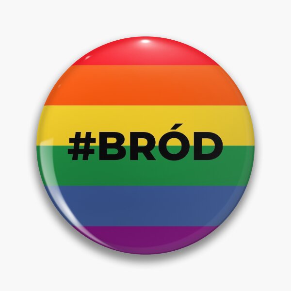 Item preview, Hashtag Bród - Pride in Irish - Gaeilge - capital letters designed and sold by HashtagZone.