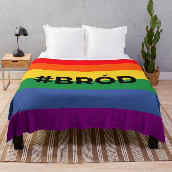 Item preview, Hashtag Bród - Pride in Irish - Gaeilge - capital letters designed and sold by HashtagZone.