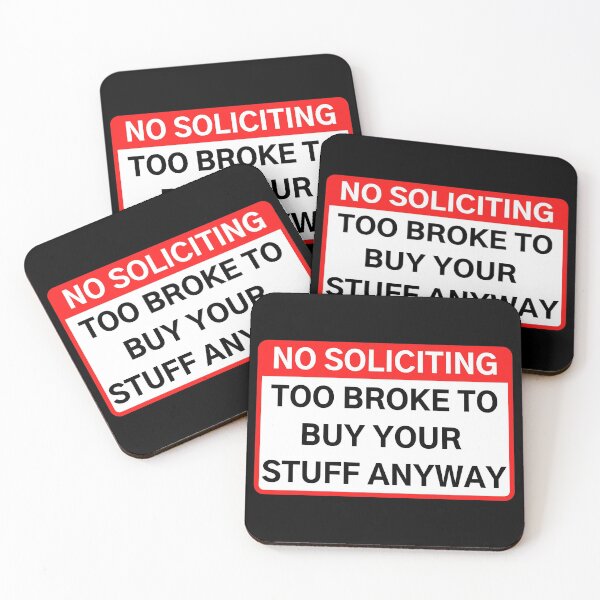 Item preview, NO SOLICITING designed and sold by Axley.