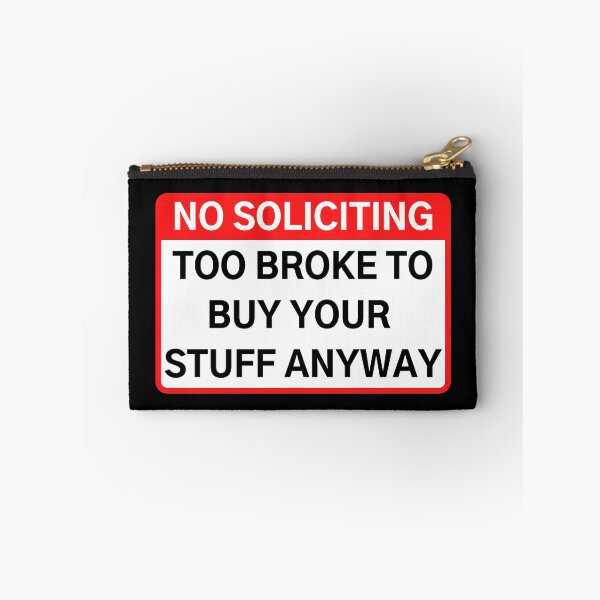 Item preview, NO SOLICITING designed and sold by Axley.