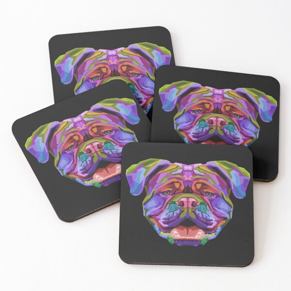 Item preview, Colorful British Bulldog Pop Art Style designed and sold by Peekonet.
