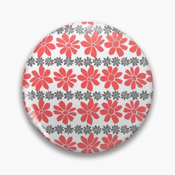 Item preview, Pink and Gray floral Pattern designed and sold by GeoTeasters.