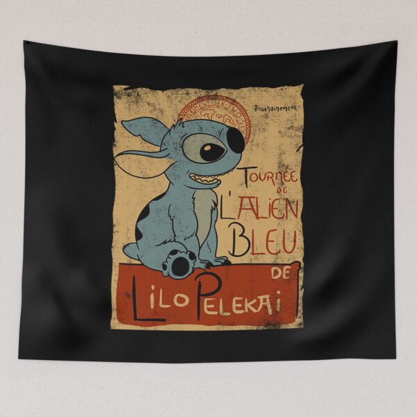 Item preview, Art 90s Lilo Tournee Du Alien Bleu designed and sold by BrittanyGaylord.