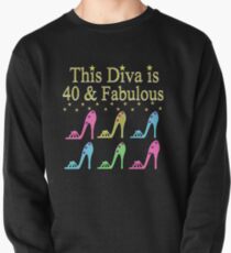 Sudadera cerrada GLAMOROSO 40 Y FABULOSO ZAPATO REINA