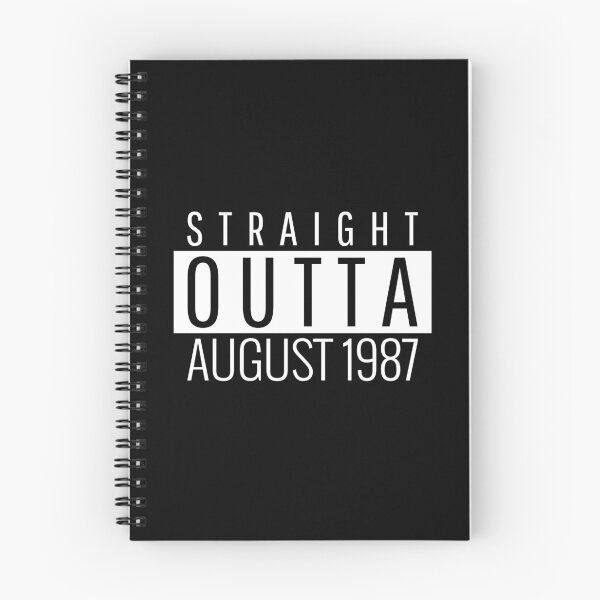 Item preview, Straight Outta August 1987  designed and sold by Teelogic.