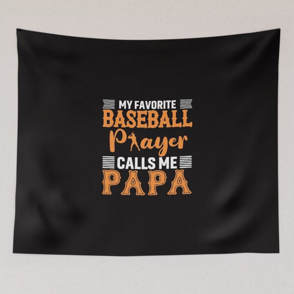 Artikelvorschau, Baseballspieler nennt mich Papa entworfen und verkauft von verdecuddly.