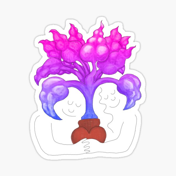 Neon Plantasia Sticker