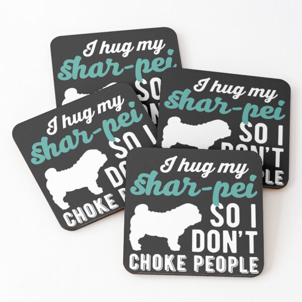 Item preview, I Hug My Shar-pei So I Don't Choke People T-Shirt  designed and sold by StarcyWol.