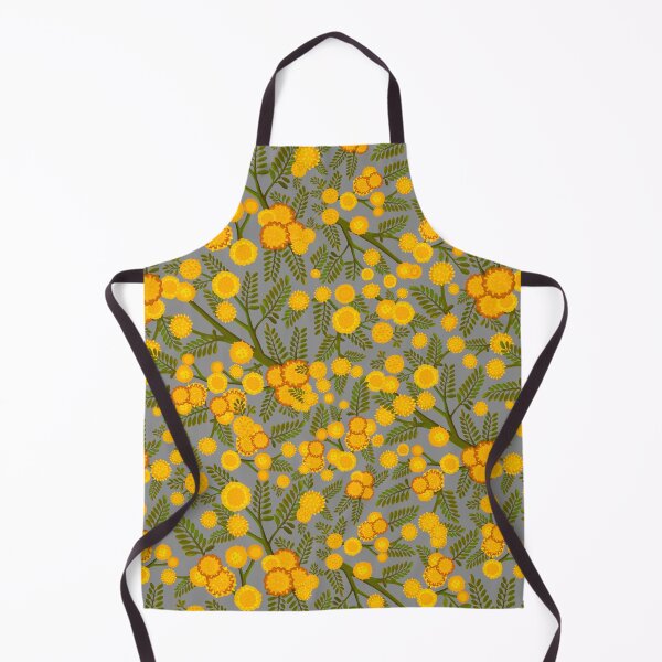 Item preview, Golden Wattle Flowers - Retro Spring Pattern designed and sold by Sketchbook Designs.