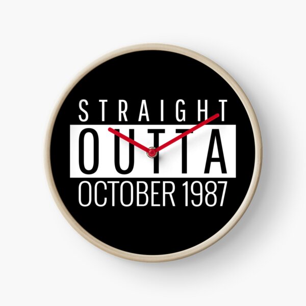 Item preview, Straight Outta October 1987  designed and sold by Teelogic.