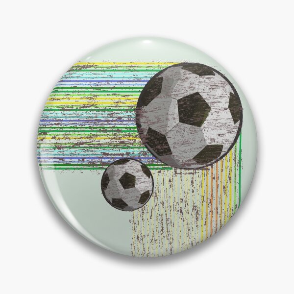 Artikelvorschau, Fußbälle mit Retro-Streifen - Europäische Fußballgrafik entworfen und verkauft von ABlazeBySK.