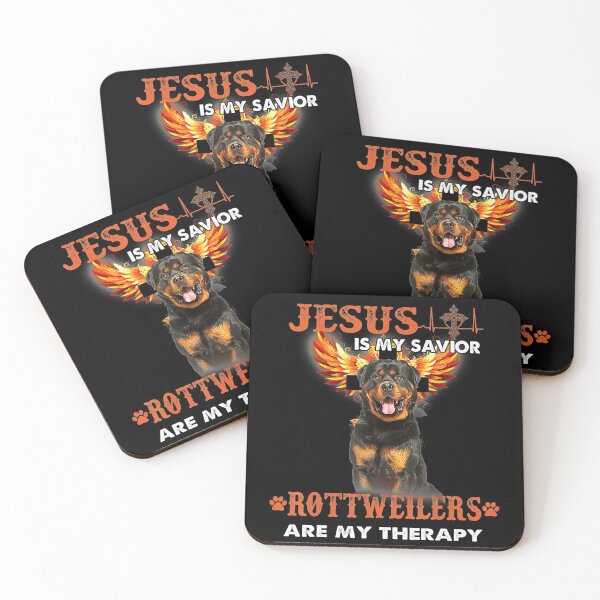 Item preview, Jesus Is My Savior Rottweilers Are My Therapy designed and sold by BrittanyGaylord.