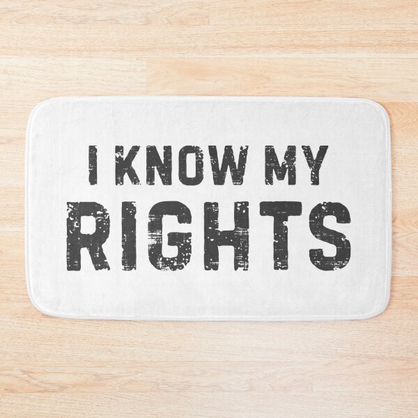 Item preview, I Know My Rights designed and sold by OverdoneBravado.