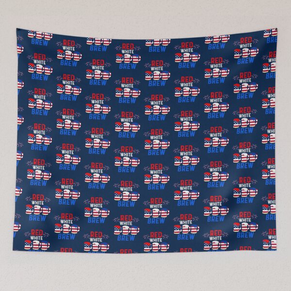 Item preview, red white brew july 4th  designed and sold by champagnemoment.