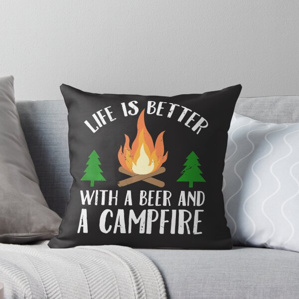 Item preview, Camping Lover Gift Life is Better With Beer And A Campfire designed and sold by hyonguerecax8.