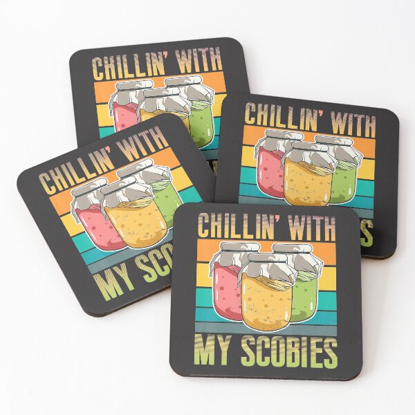 Item preview, Chillin_ With My Scobies Lover Scoby Pun Funny Kombucha designed and sold by hyonguerecax8.