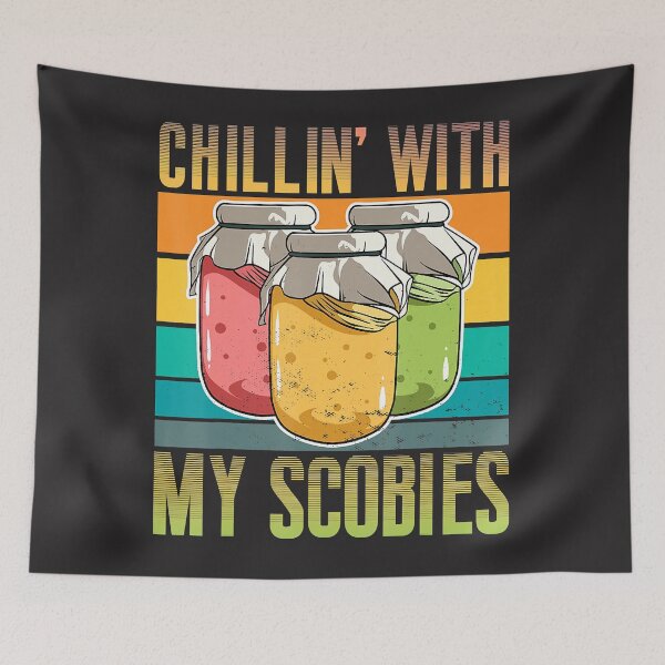 Item preview, Chillin_ With My Scobies Lover Scoby Pun Funny Kombucha designed and sold by hyonguerecax8.