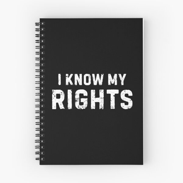 Item preview, I Know My Rights designed and sold by OverdoneBravado.