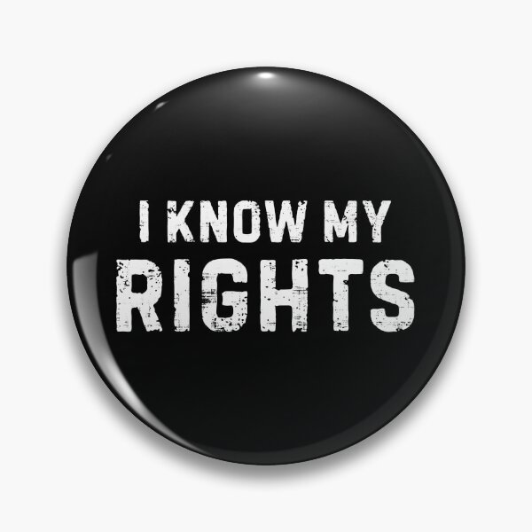 Item preview, I Know My Rights designed and sold by OverdoneBravado.