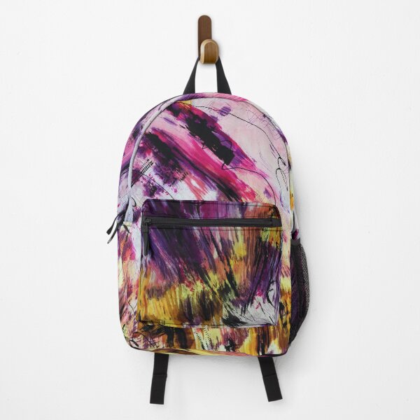 Item preview, Abstract Batik in Magenta ,Violet and Yellow designed and sold by Leslie Rogers Todder.