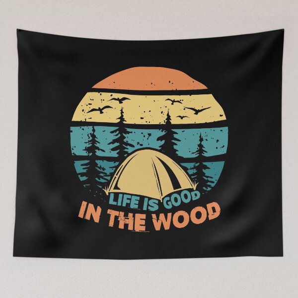 Item preview, In The Woods Camping designed and sold by jelly4u.