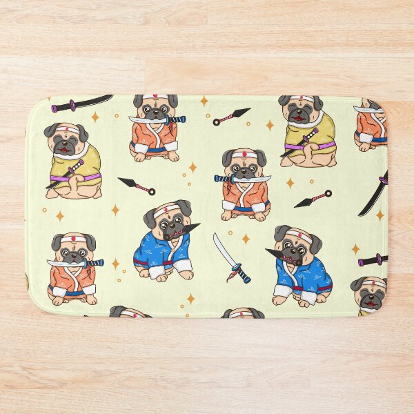 Item preview,  Pug Dog Samurai Pattern designed and sold by Kimprut.