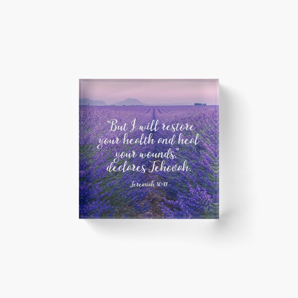 Jeremiah 30:17 Acrylic Block
