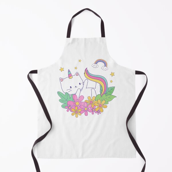 Item preview, Cat Unicorn Design With Flowers And Stars designed and sold by Fiftyandfab.